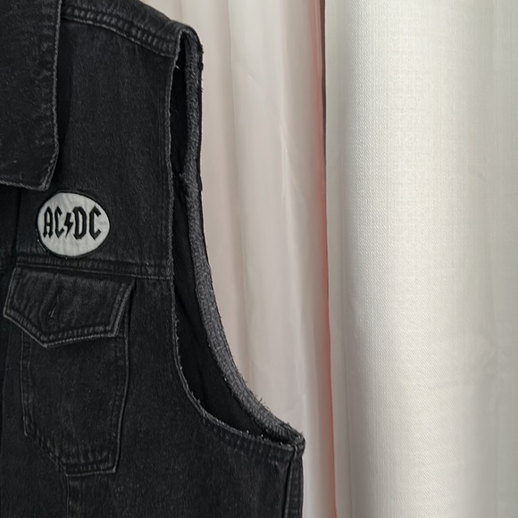 ACDC Denim Jean Vest 100% Cotton XL Extra Large - Picture 6 of 7